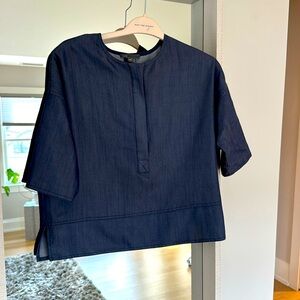 Vince denim top XXS